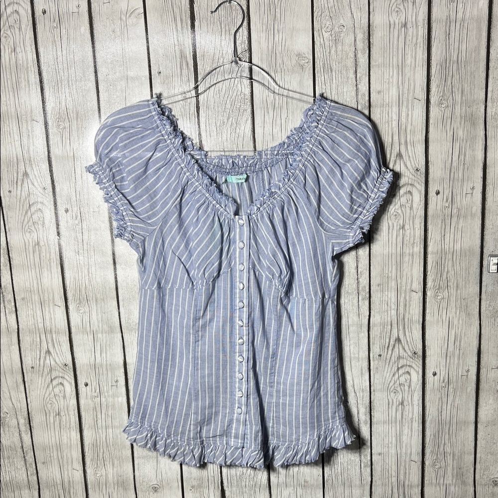 Maurice’s stripe top size small